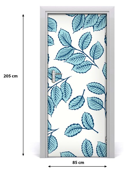 Samolepiace fototapety na dvere listy 85x205 cm