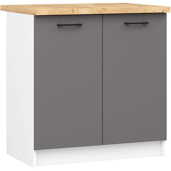 Ak furniture Kuchynská doska Olivie S 80 cm dub remeselný