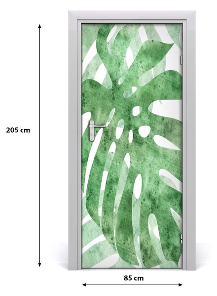 Samolepiace fototapety na dvere Monstera 85x205 cm