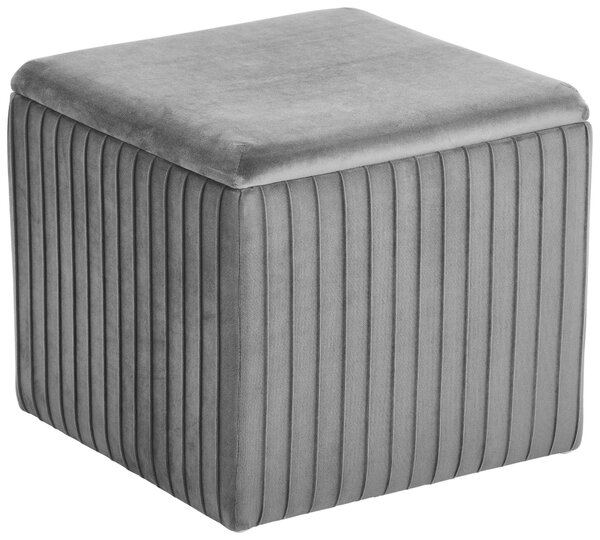ÚLOŽNÝ BOX NA SEDENIE, drevo, textil, 45/40/45 cm Xora - Kreslá