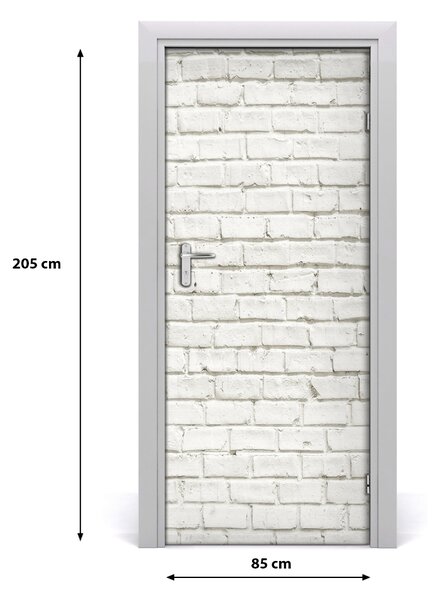 Fototapeta na dvere tehlová stena 85x205 cm