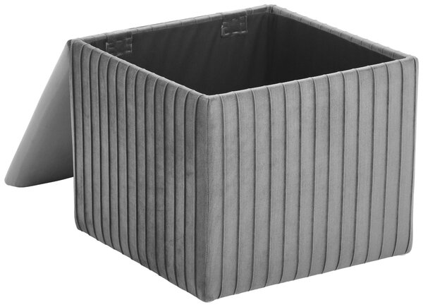 ÚLOŽNÝ BOX NA SEDENIE, drevo, textil, 45/40/45 cm Xora - Kreslá