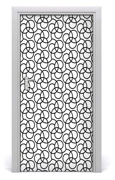 Fototapeta na dvere geometrické pozadie 95x205 cm