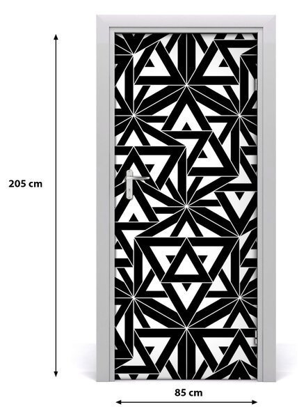 Fototapeta na dvere geometrické pozadie 85x205 cm