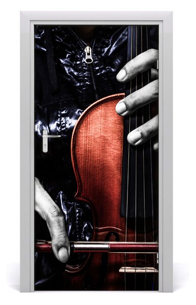 Fototapeta na dvere hudba husle 95x205 cm