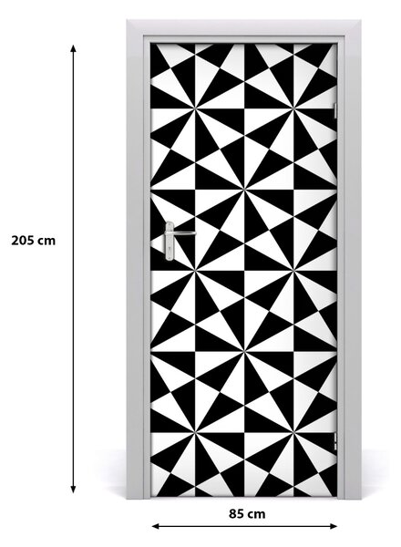 Fototapeta na dvere geometrické pozadie 85x205 cm
