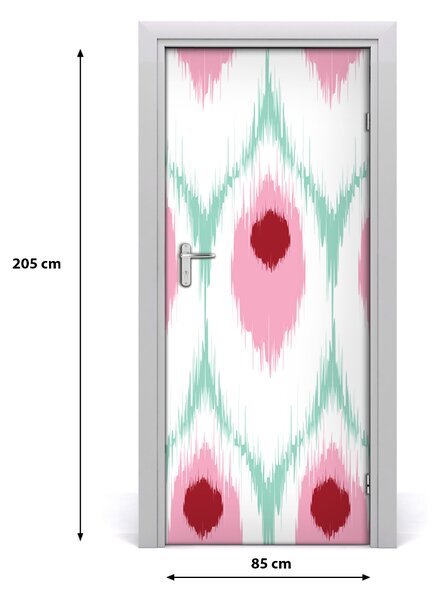 Fototapeta na dvere pávie vzor 85x205 cm