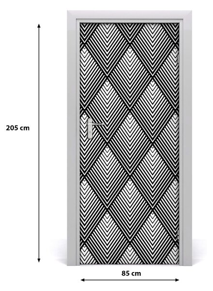Fototapeta na dvere geometrické pozadie 85x205 cm