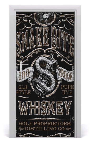 Fototapeta na dvere whiskey 95x205 cm