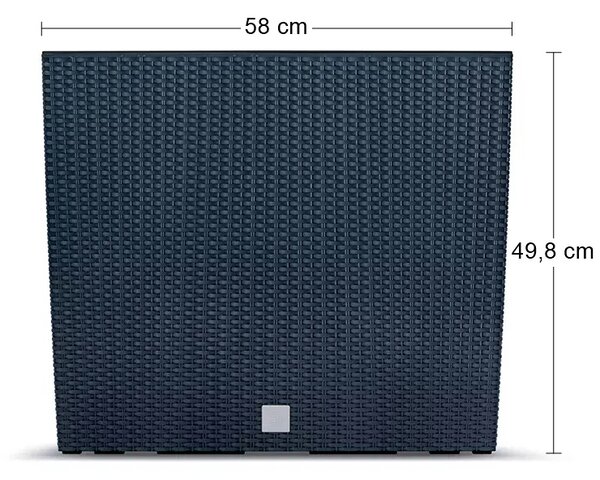 Plastový kvetináč DRC600T 60 cm - antracit