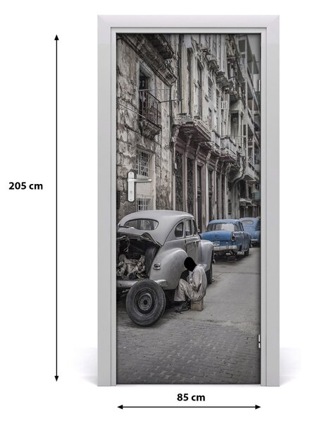 Fototapeta samolepiace na dvere hawana 85x205 cm