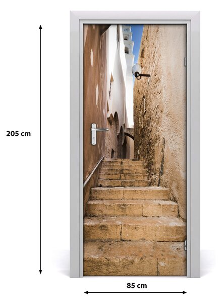 Fototapeta samolepiace na dvere Izrael ulička 85x205 cm