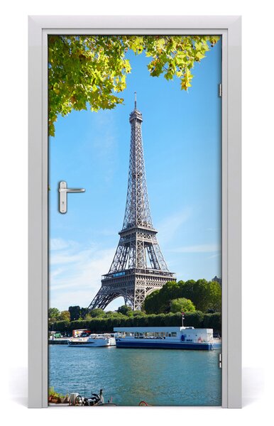 Fototapeta samolepiace na dvere Eiffelova veža 95x205 cm