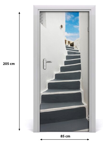 Fototapeta samolepiace na dvere Santorini Grécko 85x205 cm