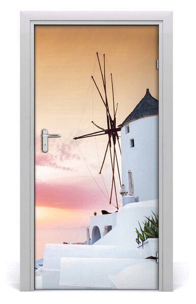Fototapeta samolepiace na dvere Santorini Grécko 95x205 cm