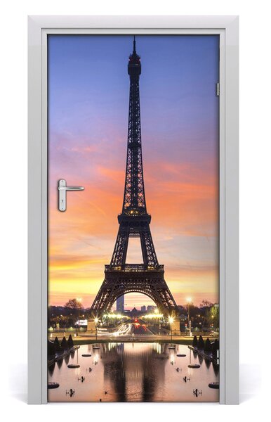 Fototapeta samolepiace na dvere Eiffelova veža 95x205 cm