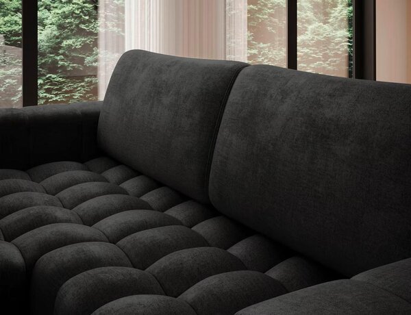 ROHOVÁ SEDAČKA, textil, antracitová MID.YOU - Sedačky, Online Only