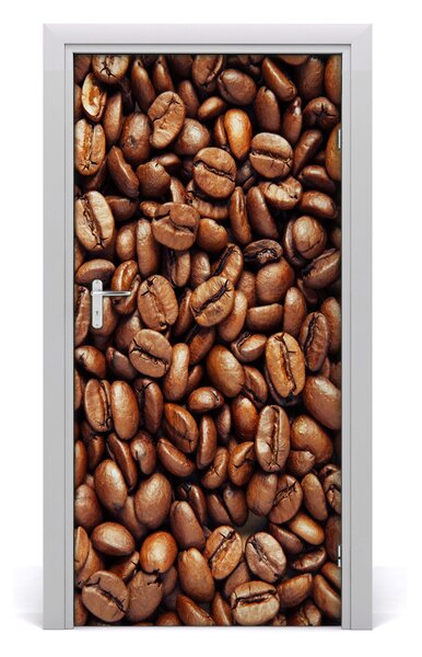 Fototapeta na dvere samolepiace zrnká kávy 95x205 cm