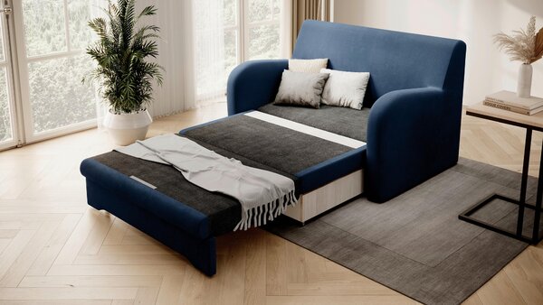 ROZKLADACIA POHOVKA, textil, modrá MID.YOU - Sedačky, Online Only