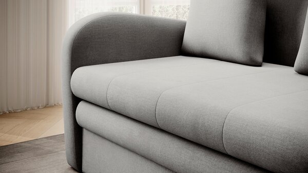 ROZKLADACIA POHOVKA, textil, svetlosivá MID.YOU - Sedačky, Online Only