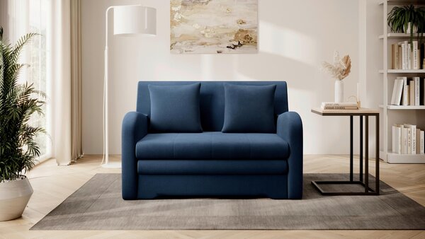 ROZKLADACIA POHOVKA, textil, modrá MID.YOU - Sedačky, Online Only