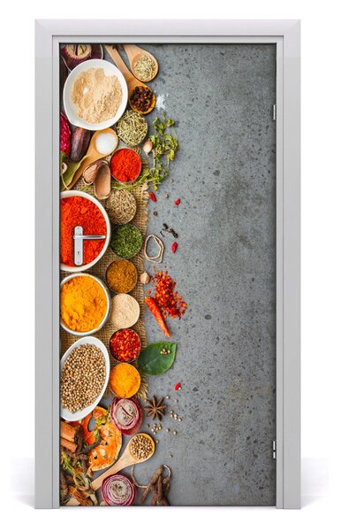 Fototapeta na dvere samolepiace Kolorowe korenie 95x205 cm