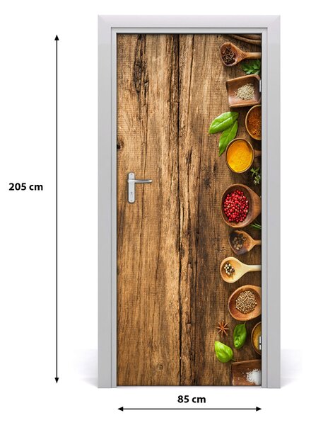 Fototapeta na dvere samolepiace Kolorowe korenie 85x205 cm