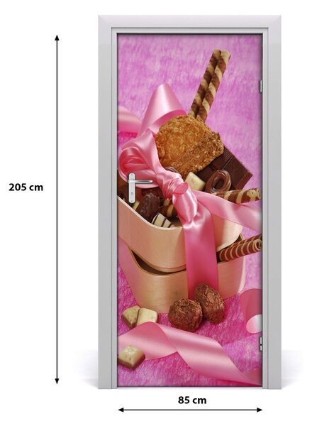 Fototapeta na dvere samolepiace sladkosti 85x205 cm
