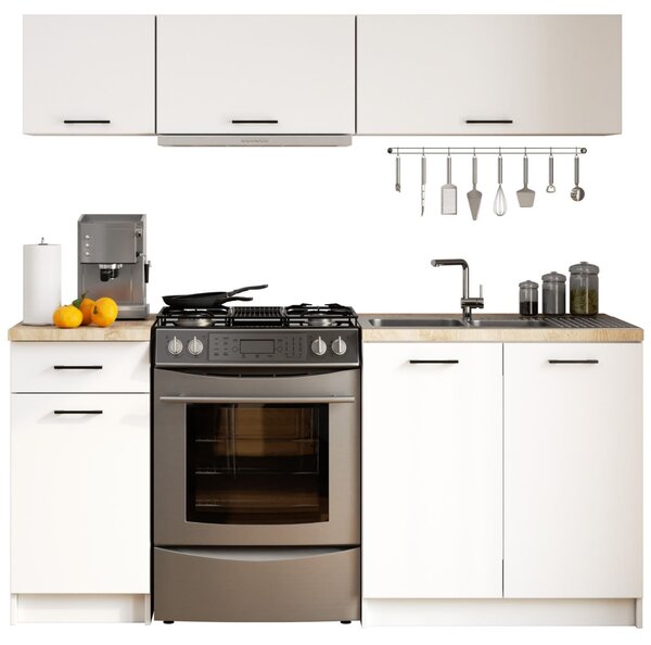 Ak furniture Kuchynská závesná skrinka Olivie G1 W 40 cm biela