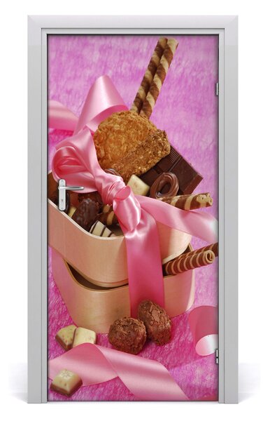 Fototapeta na dvere samolepiace sladkosti 95x205 cm