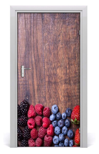 Fototapeta na dvere samolepiace lesné ovocie 95x205 cm
