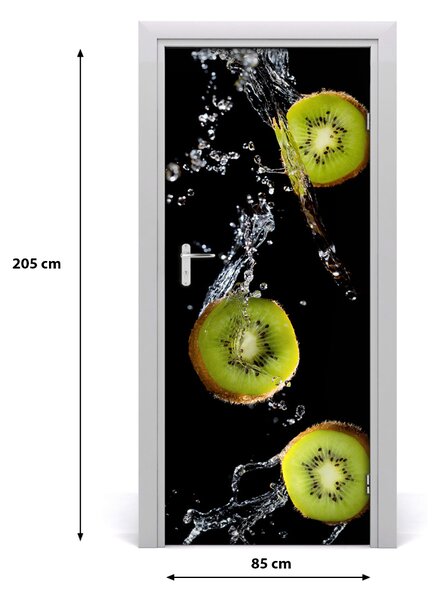 Fototapeta na dvere do domu samolepiace kiwi 85x205 cm
