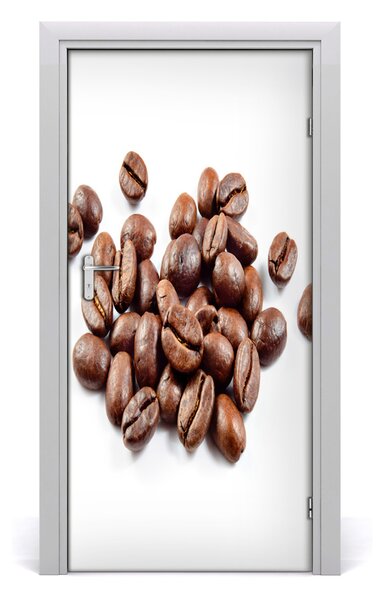 Fototapeta na dvere samolepiace zrnká kávy 95x205 cm
