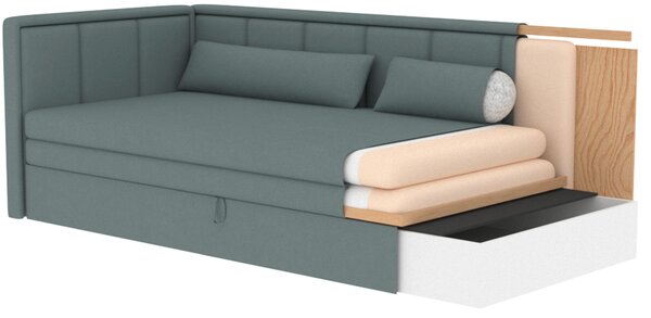 LEŇOŠKA, textil, lila, ružová MID.YOU - Online Only obývacie izby, Online Only