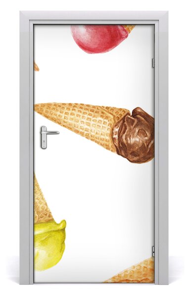 Fototapeta na dvere samolepiace zmrzilna vafle 95x205 cm