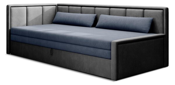 LEŇOŠKA, textil, antracitová, modrá MID.YOU - Online Only obývacie izby, Online Only