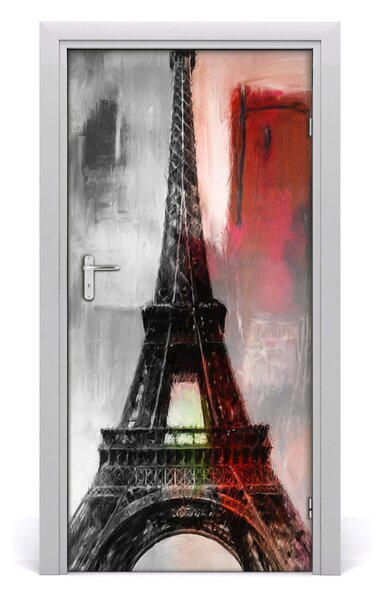 Fototapeta samolepiace na dvere Eiffelova veža 95x205 cm