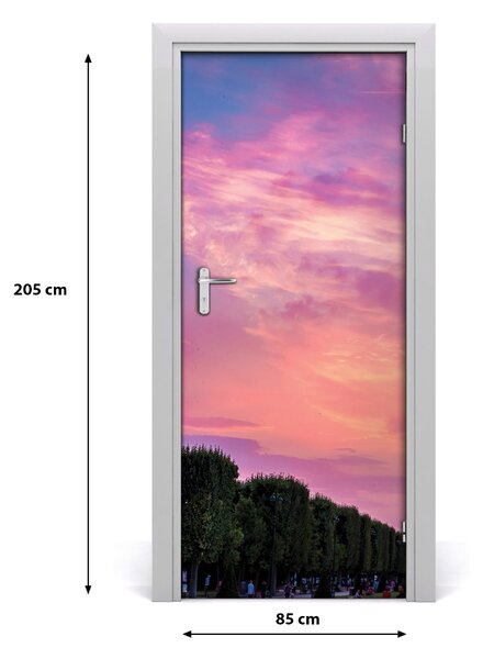 Fototapeta samolepiace na dvere Eiffelova veža 85x205 cm