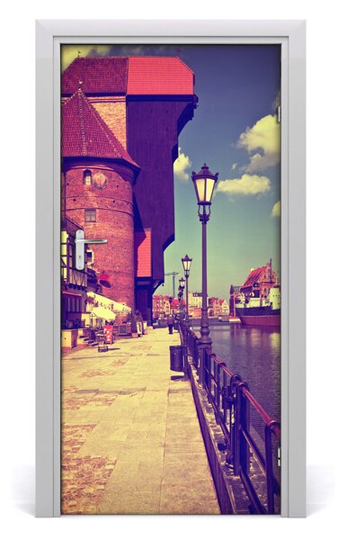 Fototapeta samolepiace na dvere Gdaňsk Poľsko 95x205 cm