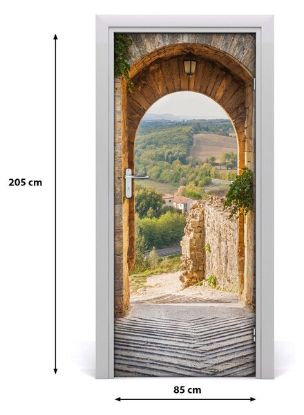Fototapeta samolepiace na dvere Toskánsko Taliansko 85x205 cm