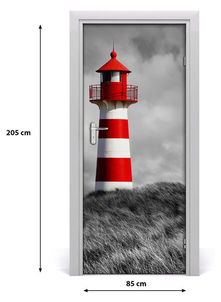 Fototapeta samolepiace na dvere morský maják 85x205 cm