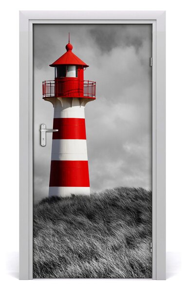 Fototapeta samolepiace na dvere morský maják 95x205 cm