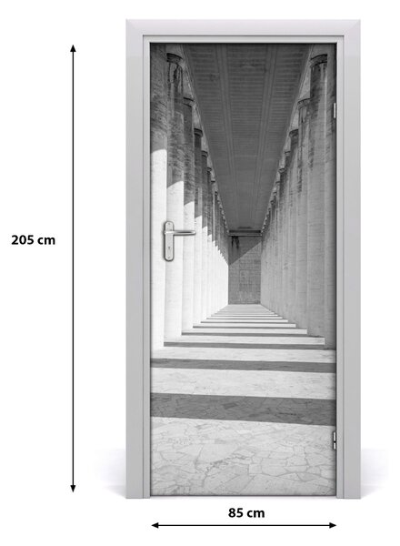 Fototapeta samolepiace na dvere chodba 85x205 cm