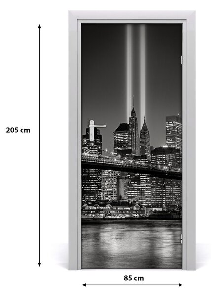 Fototapeta samolepiace dvere Manhattan New York 85x205 cm