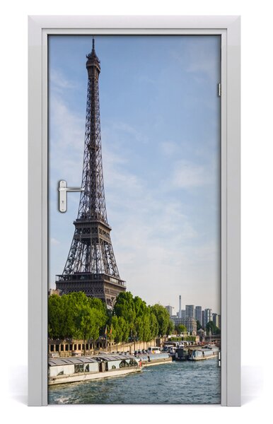 Fototapeta samolepiace na dvere Eiffelova veža 95x205 cm