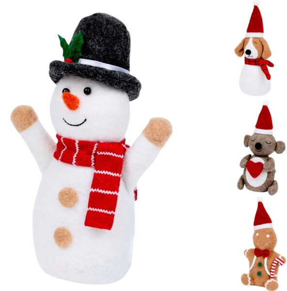 Vianočná dekorácia SNOWY FRIENDS 27 cm - viac variantov Varianta: Snowdog