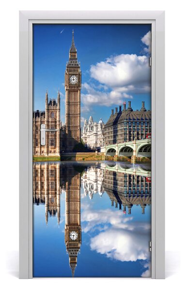 Fototapeta samolepiace na dvere Elizabeth Tower Londýn 95x205 cm