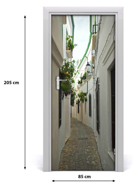Fototapeta samolepiace dvere Andalúzie uličky 85x205 cm