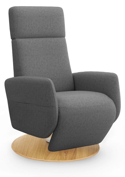 RELAXAČNÉ KRESLO, textil, tmavosivá Sit & More - Online Only obývacie izby, Online Only