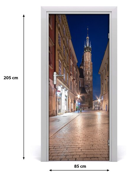 Fototapeta samolepiace na dvere Krakov Poľsko 85x205 cm
